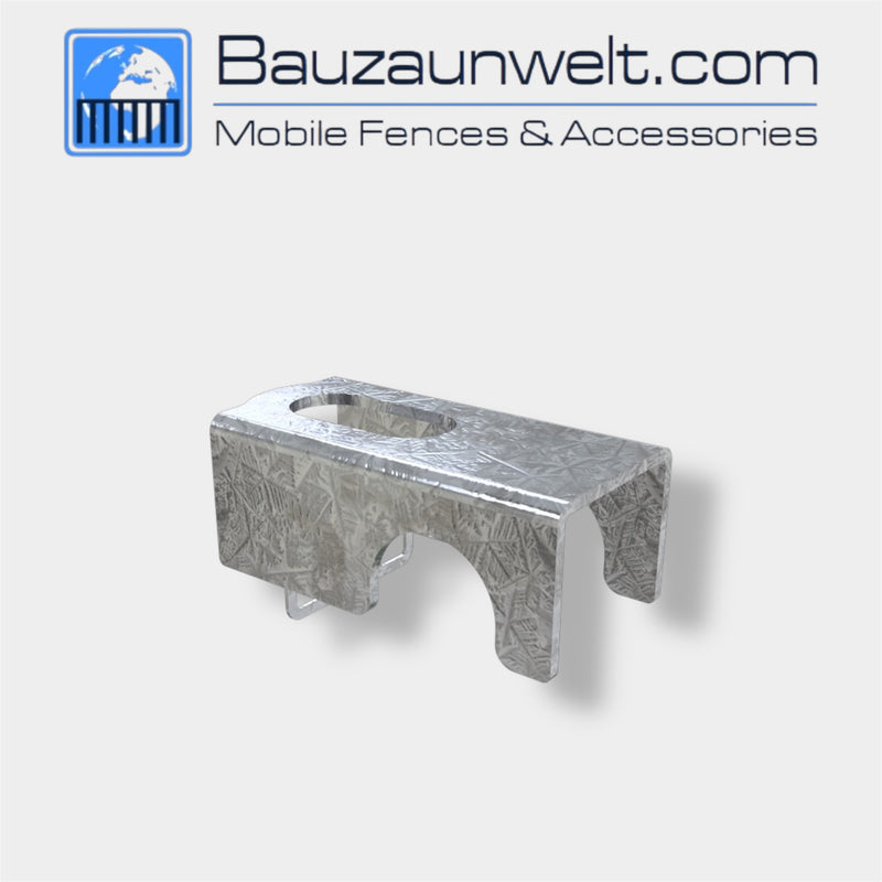 BZW 3BZK35 galvanized mounting clamp fixing temporary fence panels to concrete barriers