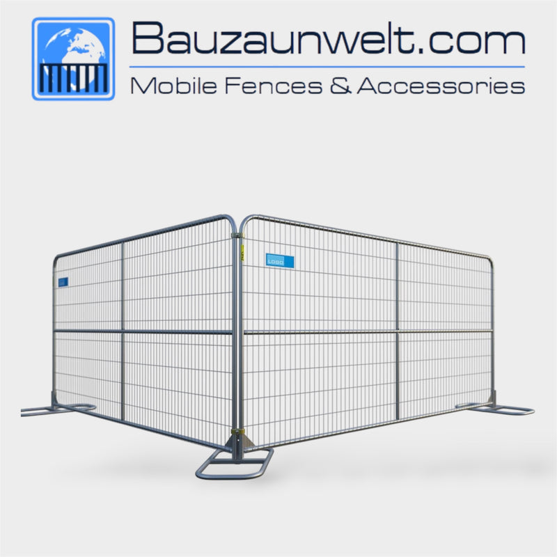 ZND RT612VH 07073235 round top anti-climb fence panel, 6 x 12 ft pre-galvanized steel