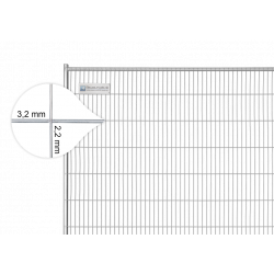 Bauzaun 15,5 kg Anti Climb Masche 43 x 262 mm Draht 3,2 x 2,2 mm