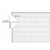 Bauzaun 15,5 kg Anti Climb Masche 43 x 262 mm Draht 3,2 x 2,2 mm