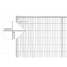 Bauzaun 15,5 kg Anti Climb Masche 43 x 262 mm Draht 3,2 x 2,2 mm