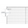 Bauzaun 15,5 kg Anti Climb Masche 43 x 262 mm Draht 3,2 x 2,2 mm