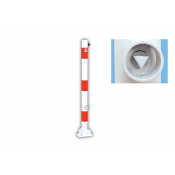 Absperrpfosten 76 mm umlegbar