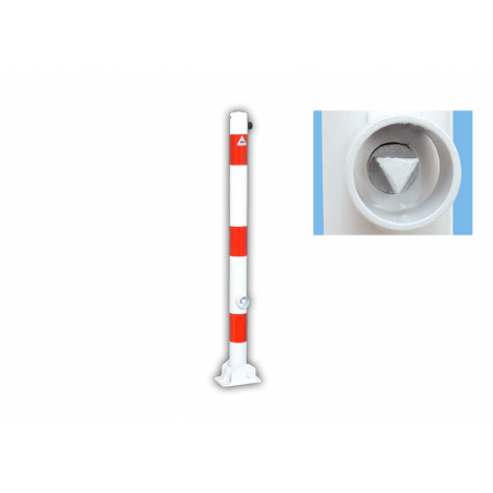 Absperrpfosten 76 mm umlegbar