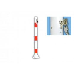 Absperrpfosten 76 mm umlegbar