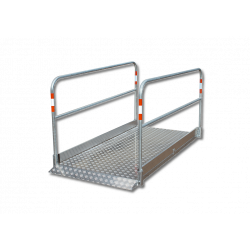Alu-Grabenbrücke 1,80m lang, 1,00m breit,