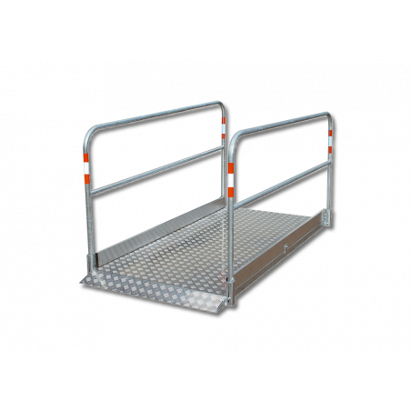 Alu-Grabenbrücke 1,80m lang, 1,00m breit,