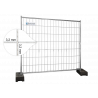 BAUZAUNWELT 11 kg Premium 2,20 x 2,00 m 15er Set - 16 kg PE Fuß