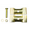 BAUZAUNWELT 11 kg Premium 2,20 x 2,00 m 15er Set - 16 kg PE Fuß