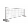 Bauzaun 11 kg halbhoch  3,5 x 1,2 m Drahtstärke 3,2 x 3,2 mm