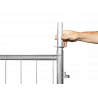 Bauzaun 1,12 m, Haken & Öse