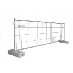 Bauzaun 1,12 m, Haken & Öse