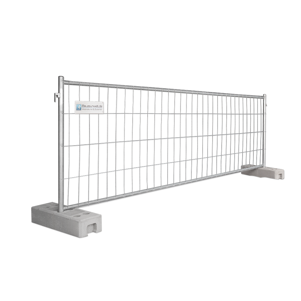 Bauzaun 1,12 m, Haken & Öse
