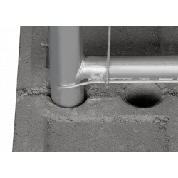 Bauzaun 11 kg EUTOP Economy Drahtstärke 3,2 x 2,2 mm verzinkt