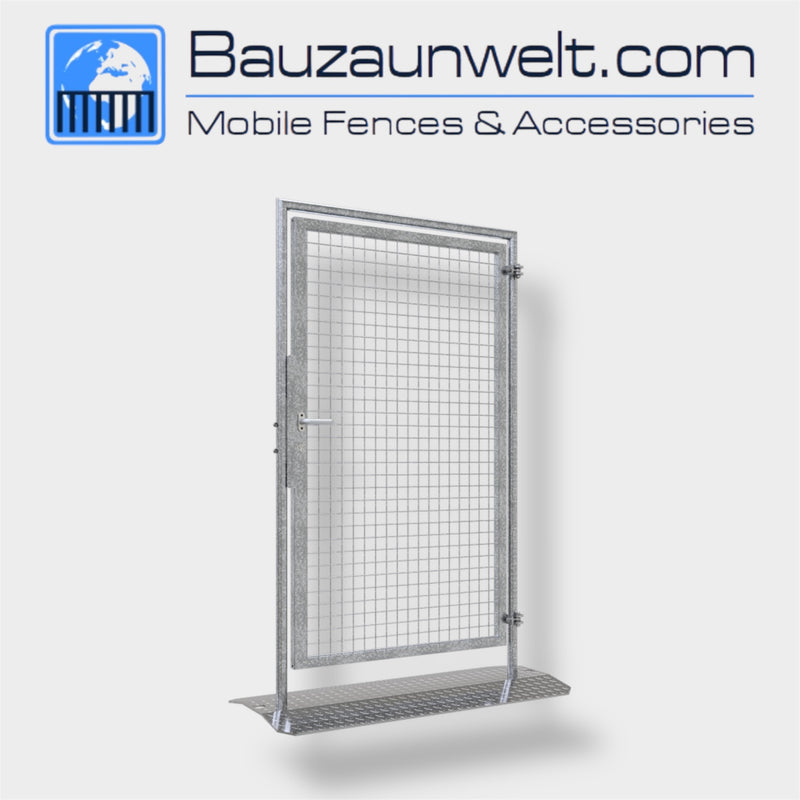 BZW 3B36T single wing high security gate with lever handle for pedestrian access
