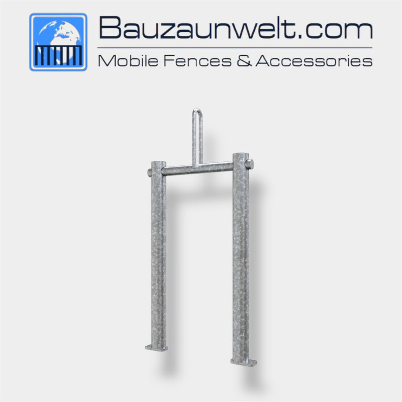BZW 3F200-1 straight connector joining two high security concrete barriers at 180 degrees