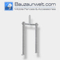 High security barricade connector 22.5 degree temporary fencing Nevada