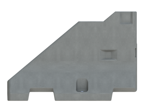BZW High Security Concrete Barrier End