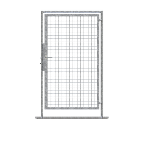 3B36T single wing security gate installed in a high security fence line