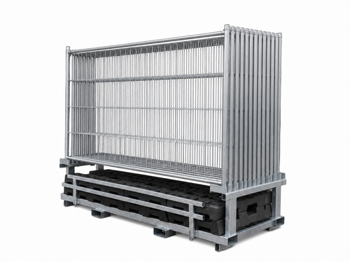 Construction Fence Premium 15-Piece Set with MTP15 - 3.94ft Panel