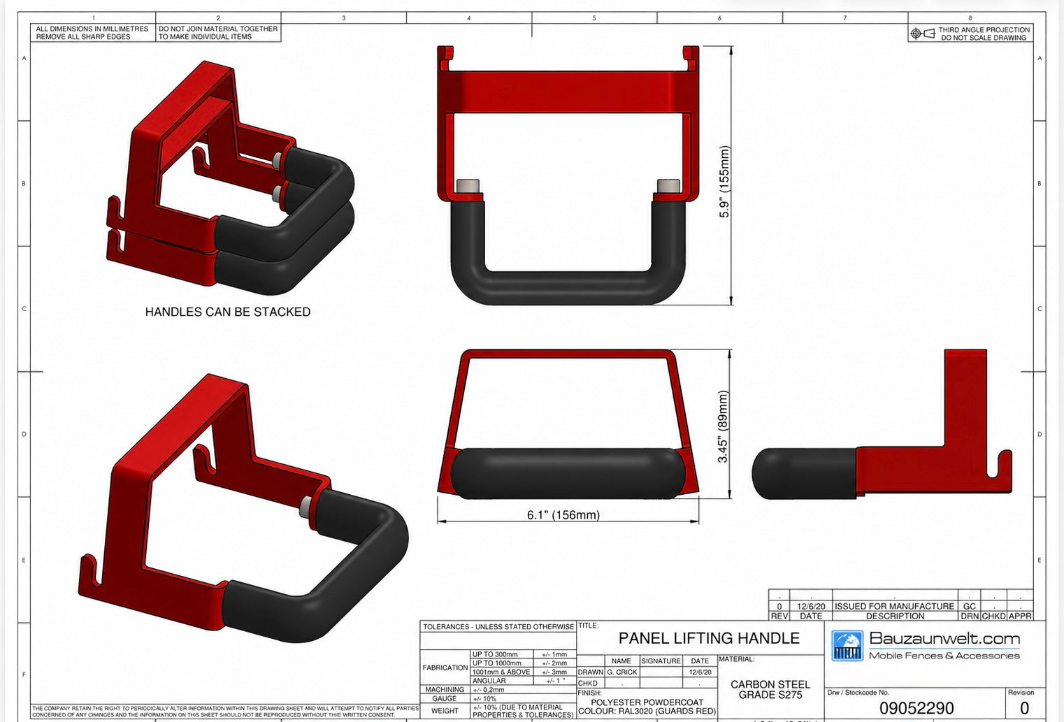 ZND Panel Lifting Handle