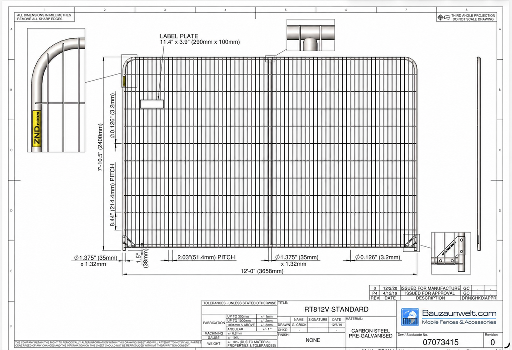 ZND RT812V Standard