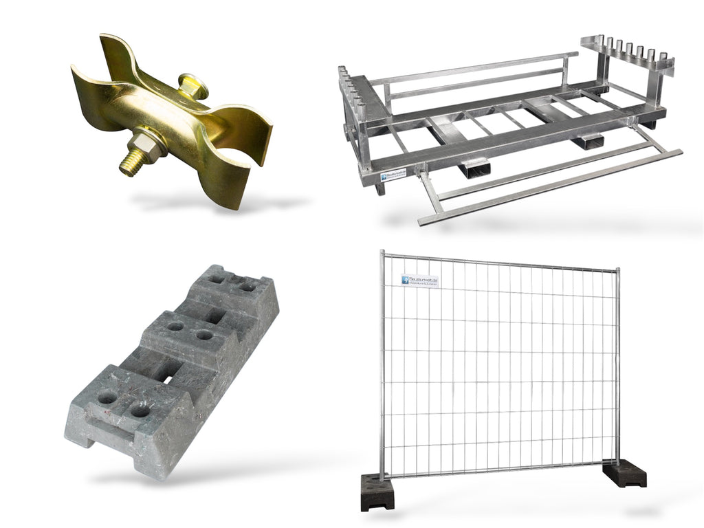 90-Piece Premium Mobile Fence Set