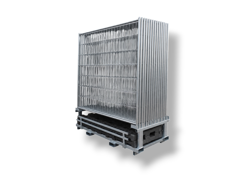 Construction Fence Premium 15-Piece Set with MTP15 - 6.56 ft Panel