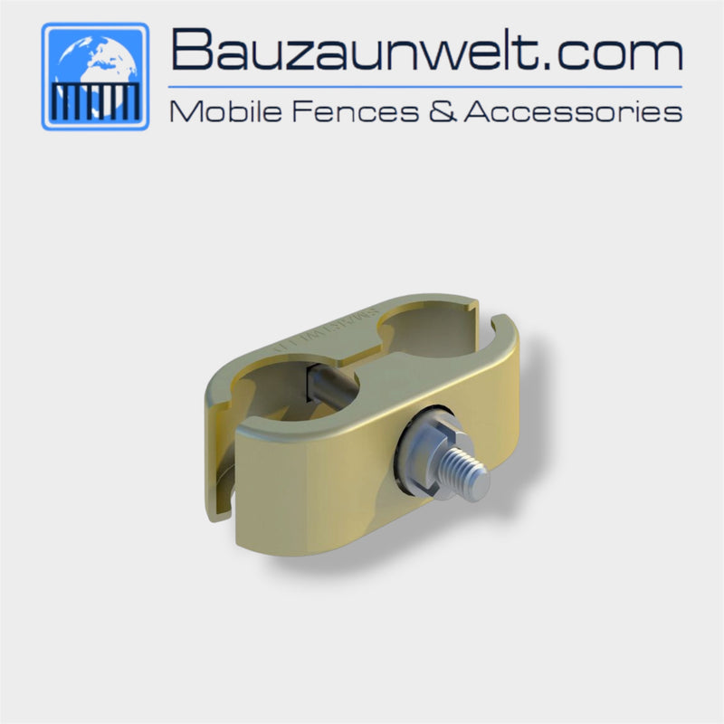 ZND 08551420 Griplock HD fence coupler, electro-galvanized clamp for panel connections