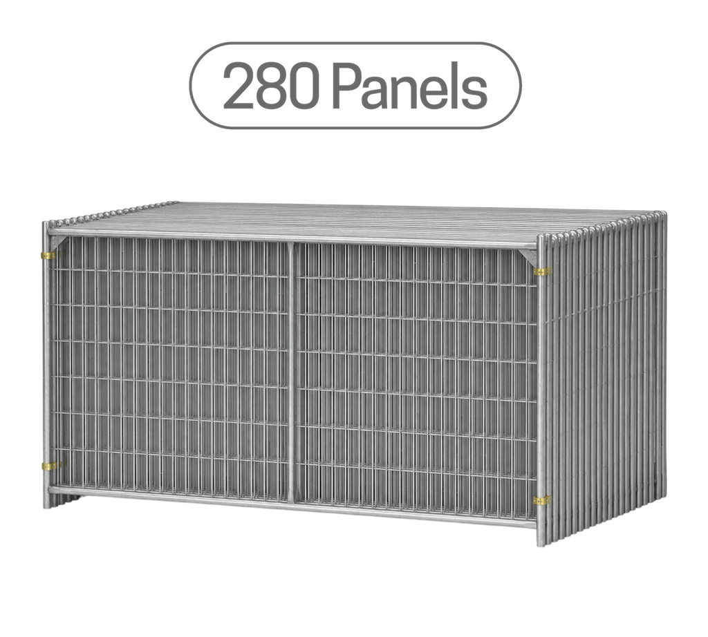 ZND ST612V Construction Fence Complete Set 3,360 LF - 280 Panels