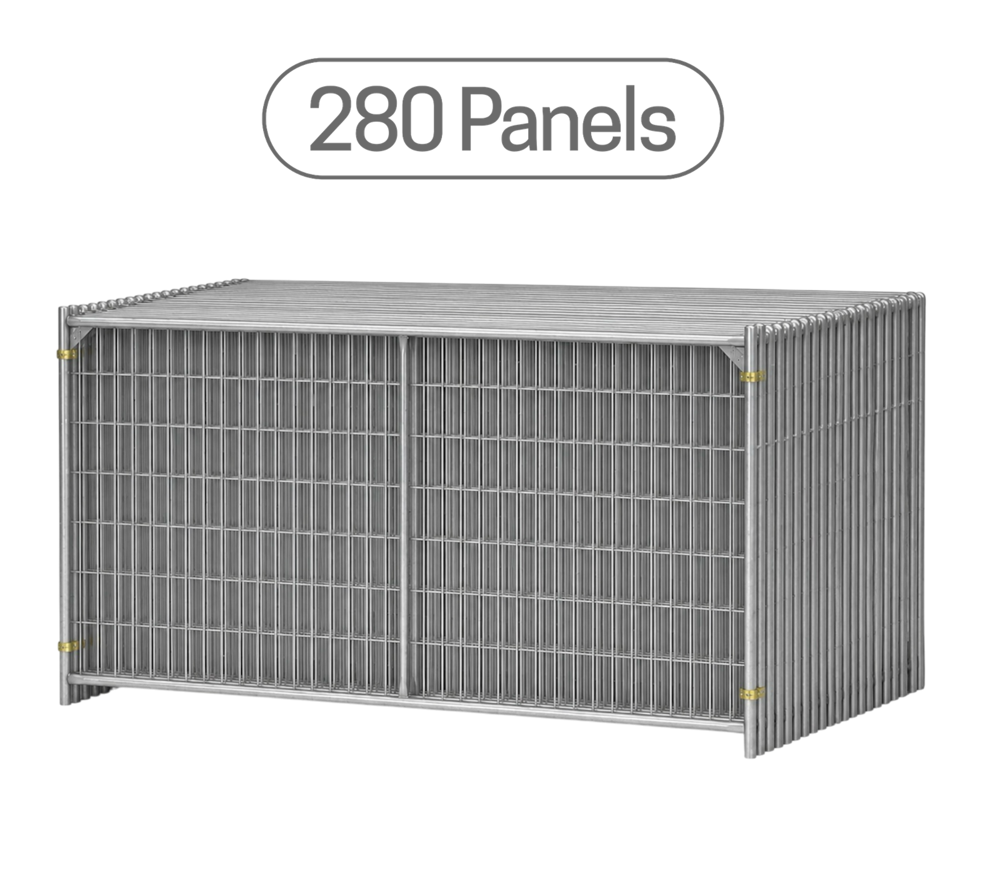 ZND ST612V Construction Fence Complete Set 3,360 LF - 280 Panels