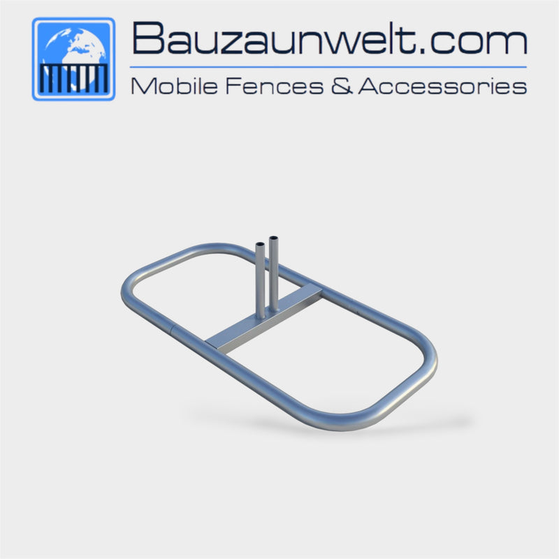 ZND 13001001 tube stand, heavy duty steel base for temporary fence panels