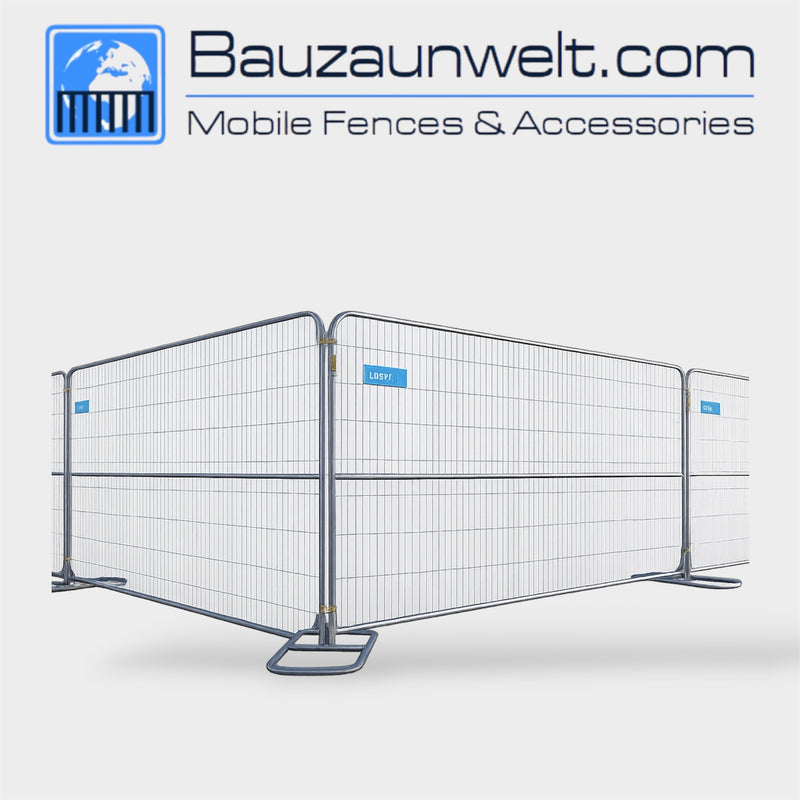 ZND RT612H 07073225 round top anti-climb fence panel, 6 x 12 ft pre-galvanized steel