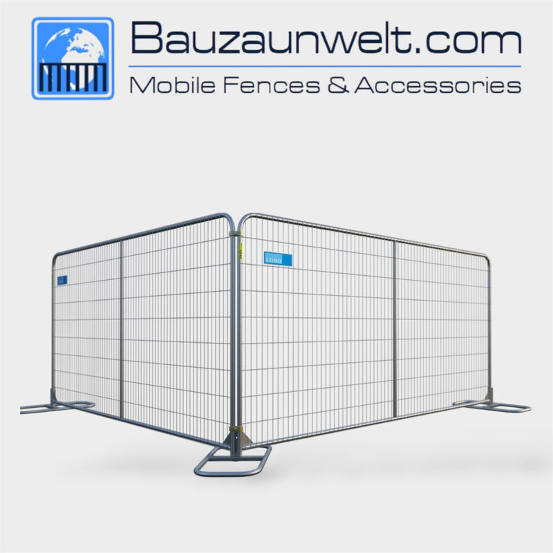 ZND RT612V 07073215 round top anti-climb fence panel, 6 x 12 ft pre-galvanized steel