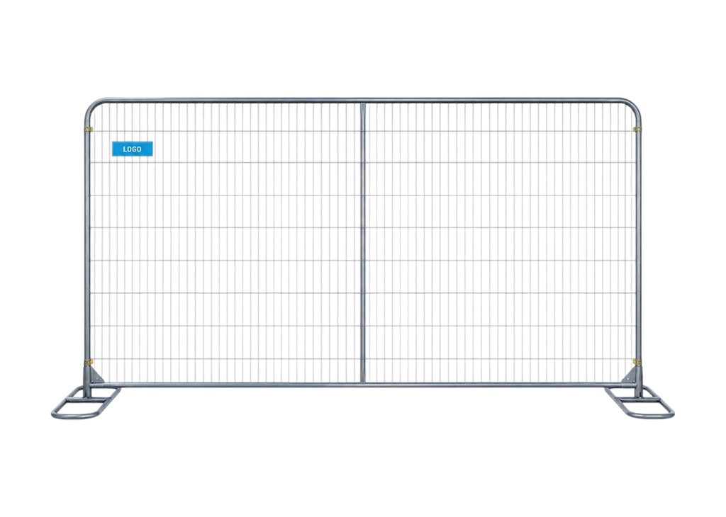 ZND RT612V round top anti-climb fence panel, mesh and frame detail
