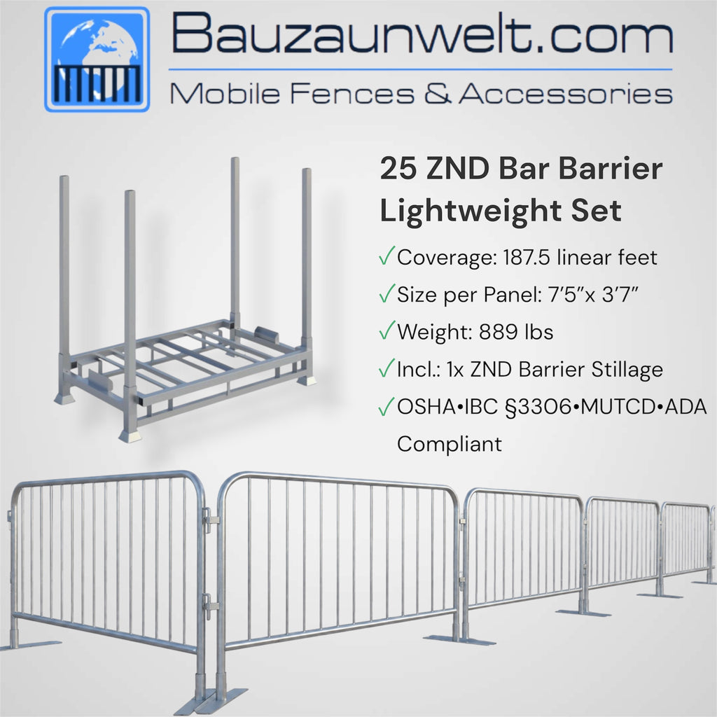 ZND Bar Barrier Lightweight Set