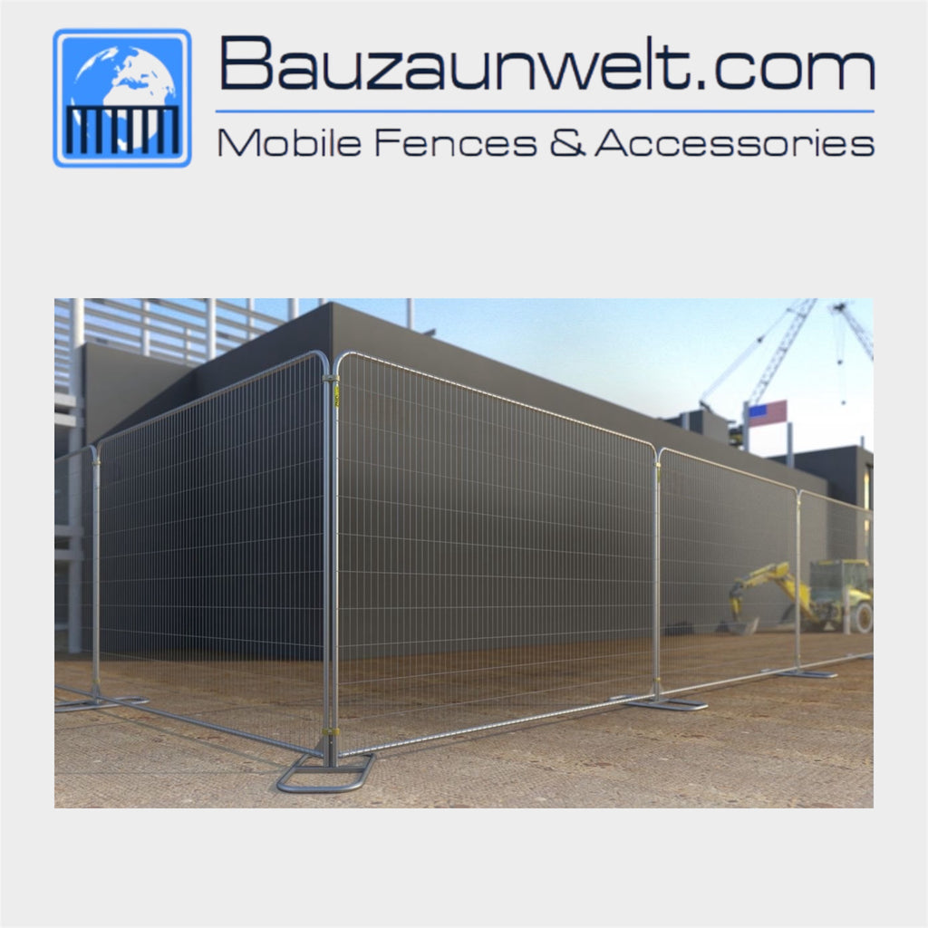 ZND 812RT round top temporary fence panel 8x12 ft construction Las Vegas