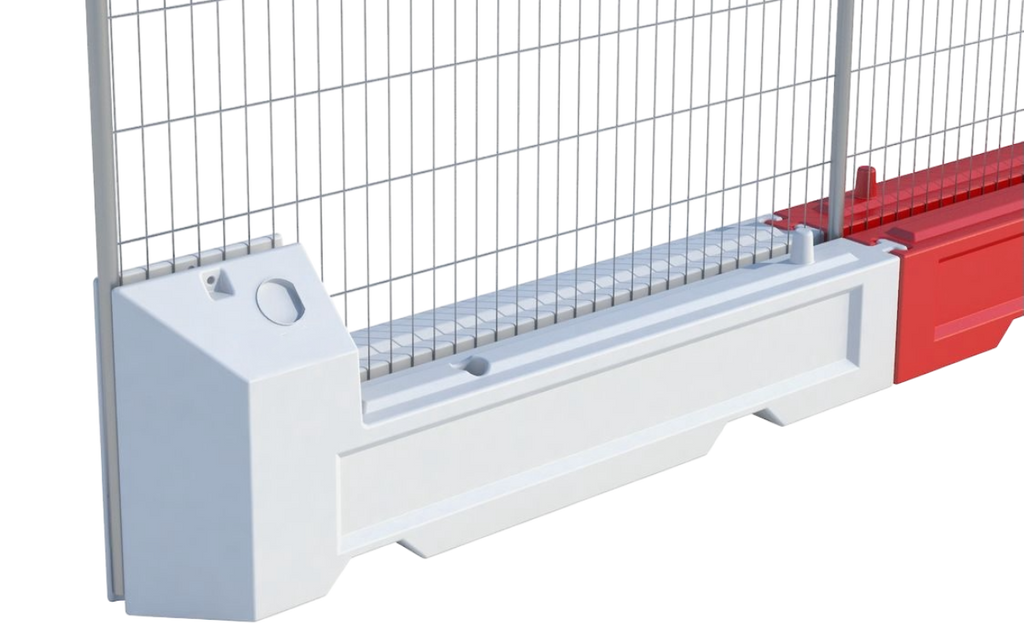 ZND Plastic Barricade White