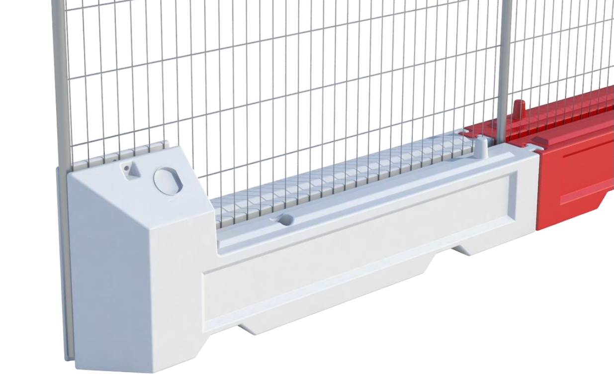 ZND Plastic Barricade White