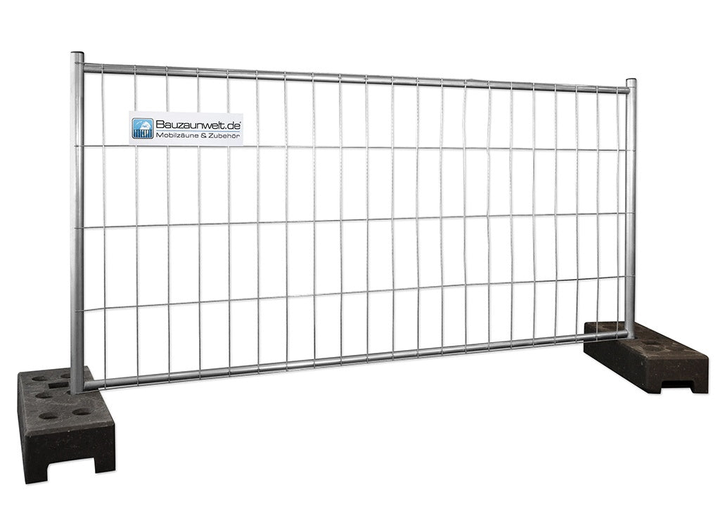Construction Fence Premium 15-Piece Set with MTP15 - 3.94ft Panel